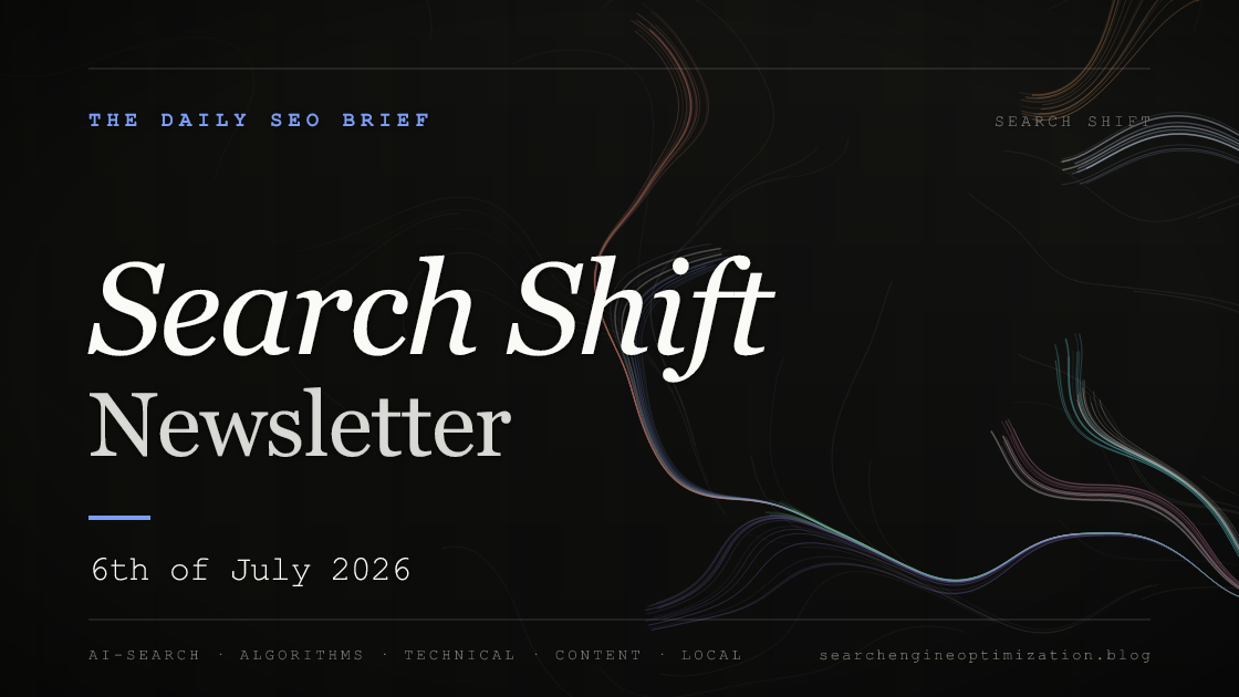 Search Shift newsletter cover for the issue dated 6 Jul 2026