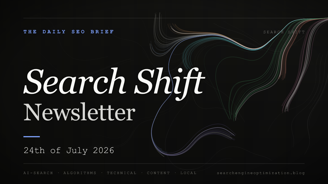 Search Shift newsletter cover for the issue dated 24 Jul 2026