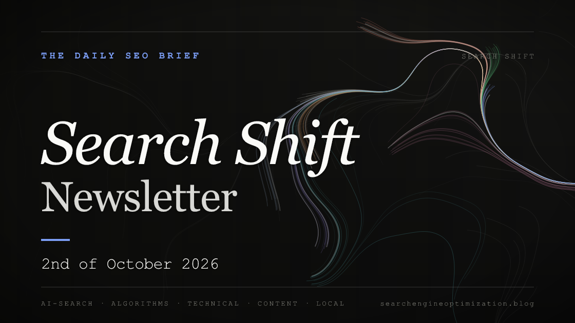 Search Shift newsletter cover for the issue dated 2 Oct 2026